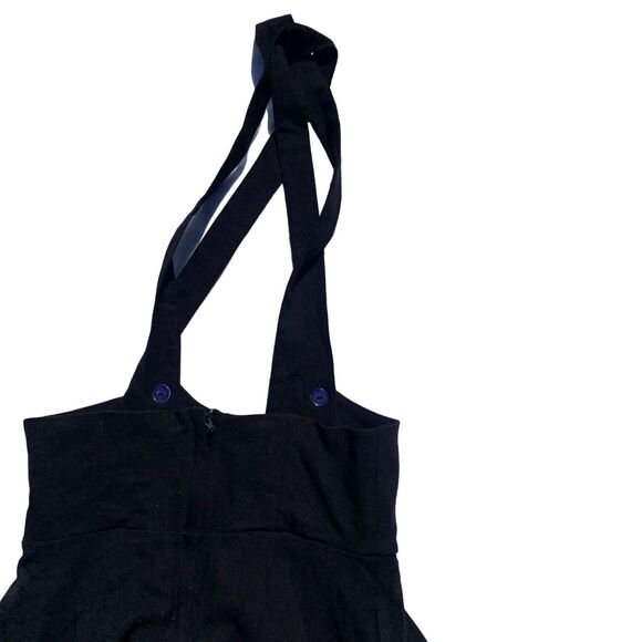 #8059 Collectif London Women's Black Jumper Button Skirt Size UK 12 - Picture 4 of 7